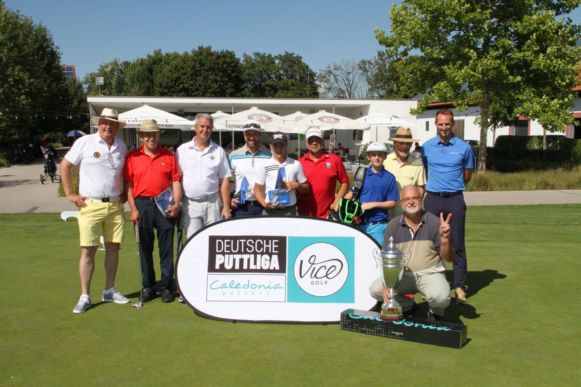 Sieger und Partner beim Regionalfinale Süd in Open.9 Golf Eichenried