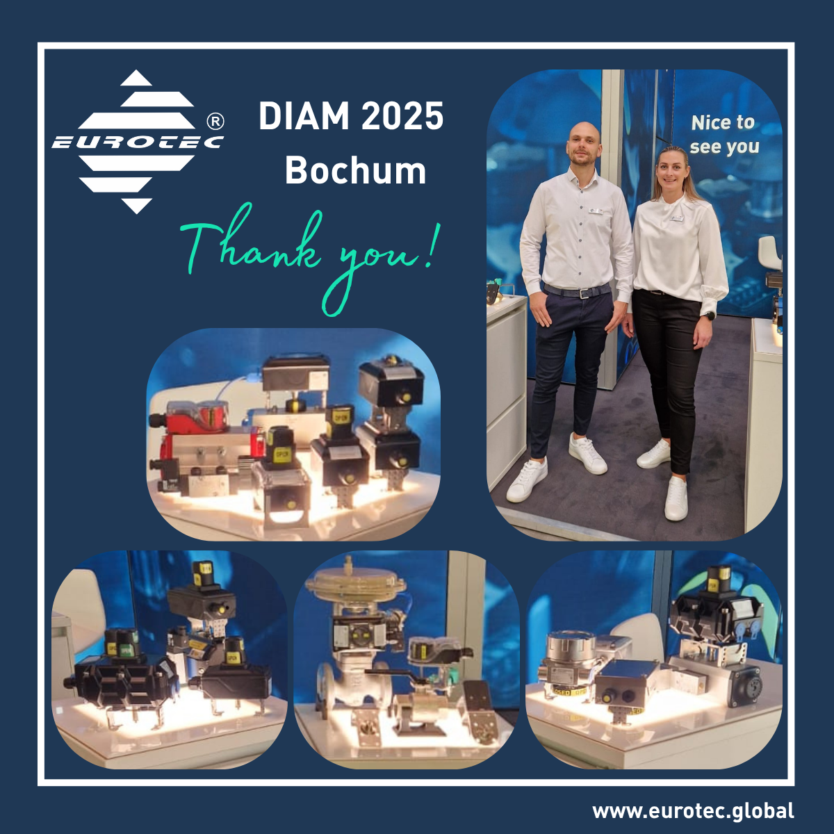 A big THANK YOU to everyone who visited us at DIAM in Bochum!