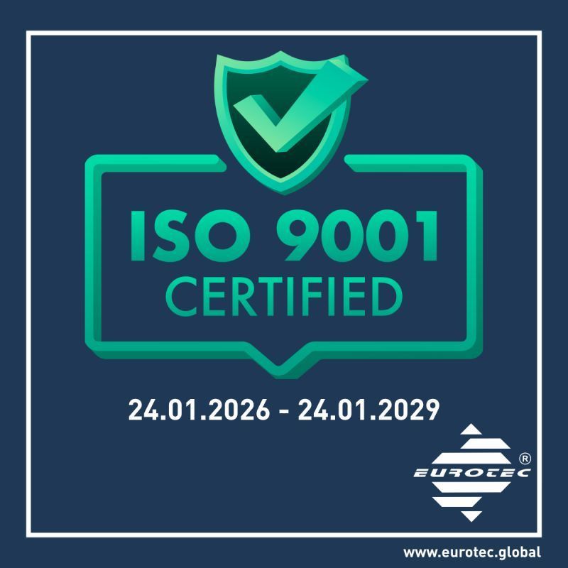 We successfully passed our ISO 9001 recertification audit, conducted by TĂV SĂD .