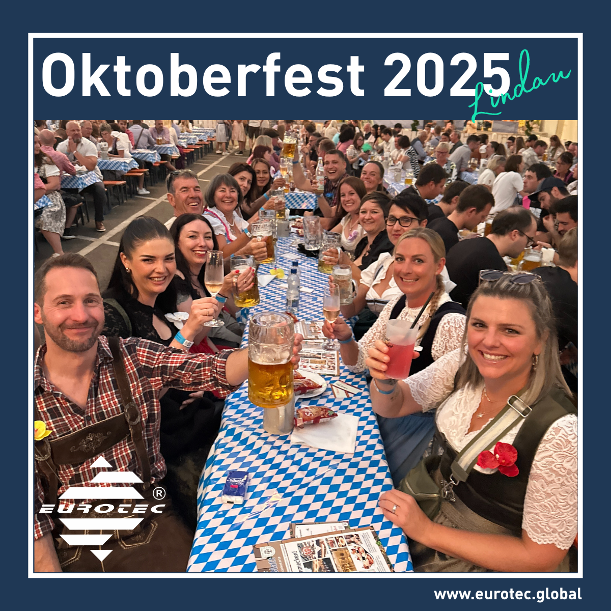 Last Saturday, our EUROTEC team embraced the Oktoberfest spirit at the Lindau celebration – and what