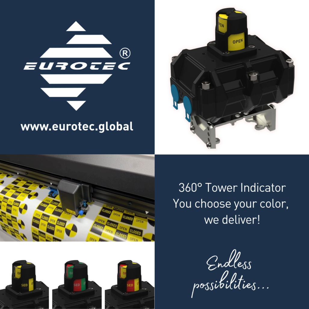 Our new Tower Indicator gives operators a clear OPEN/CLOSED status from every angle