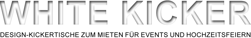 White Kicker Startseite Logo