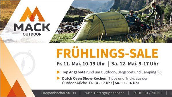 Frühlings Sale bei Fred Mack Outdoor