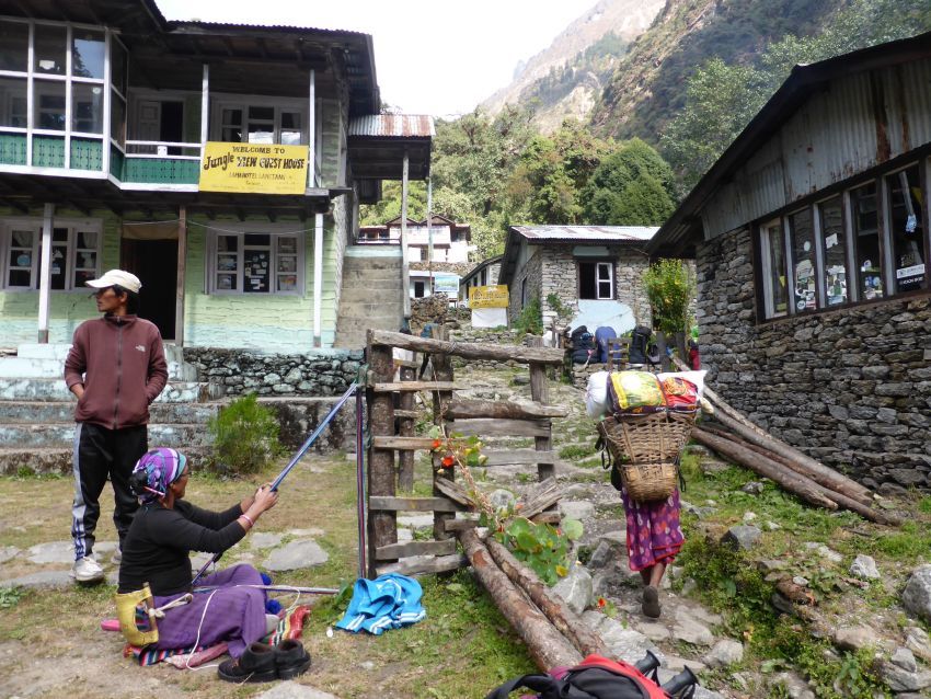 Nepal Travellertreff bei Fred Mack