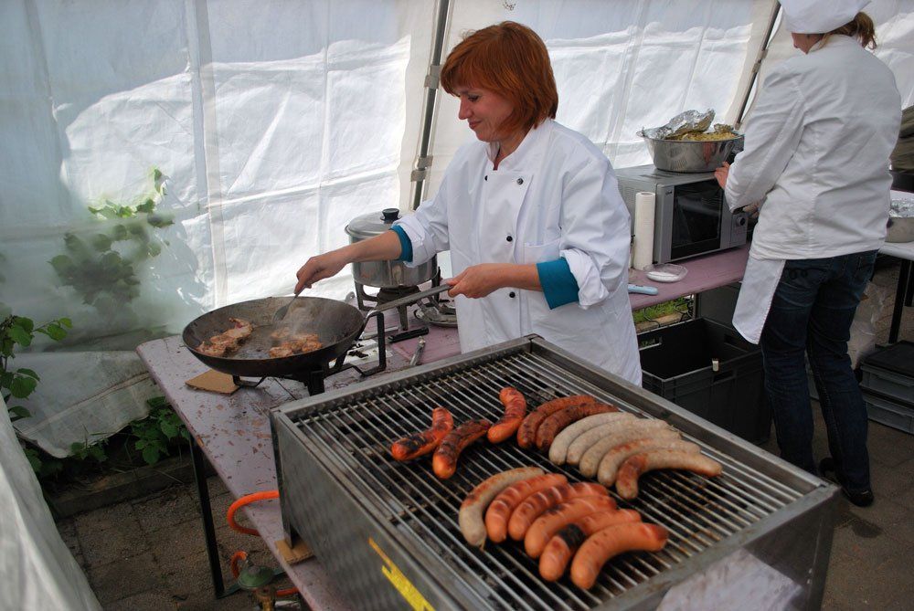 Großküche, Zubehör für die Lagerküche