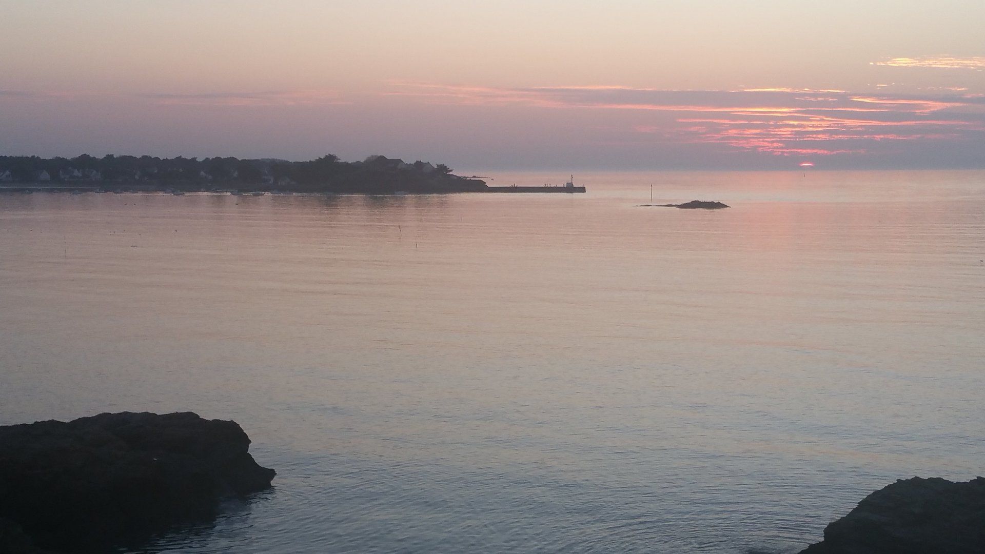 coucher de soleil camping d'isson