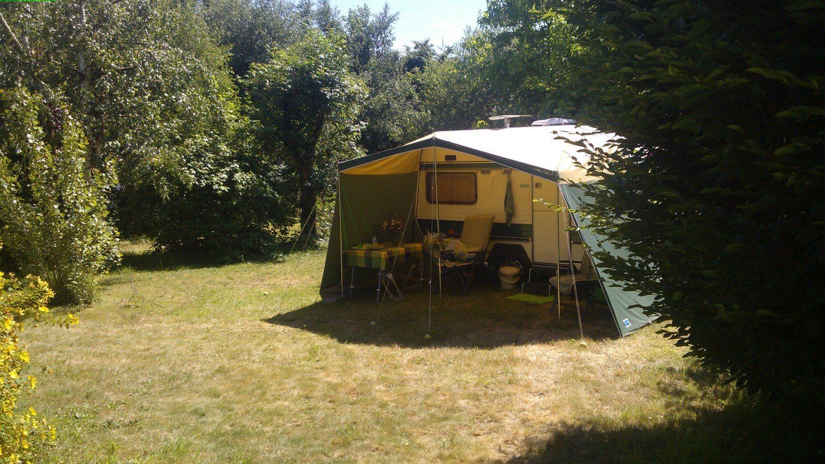 emplacement camping très sympa
