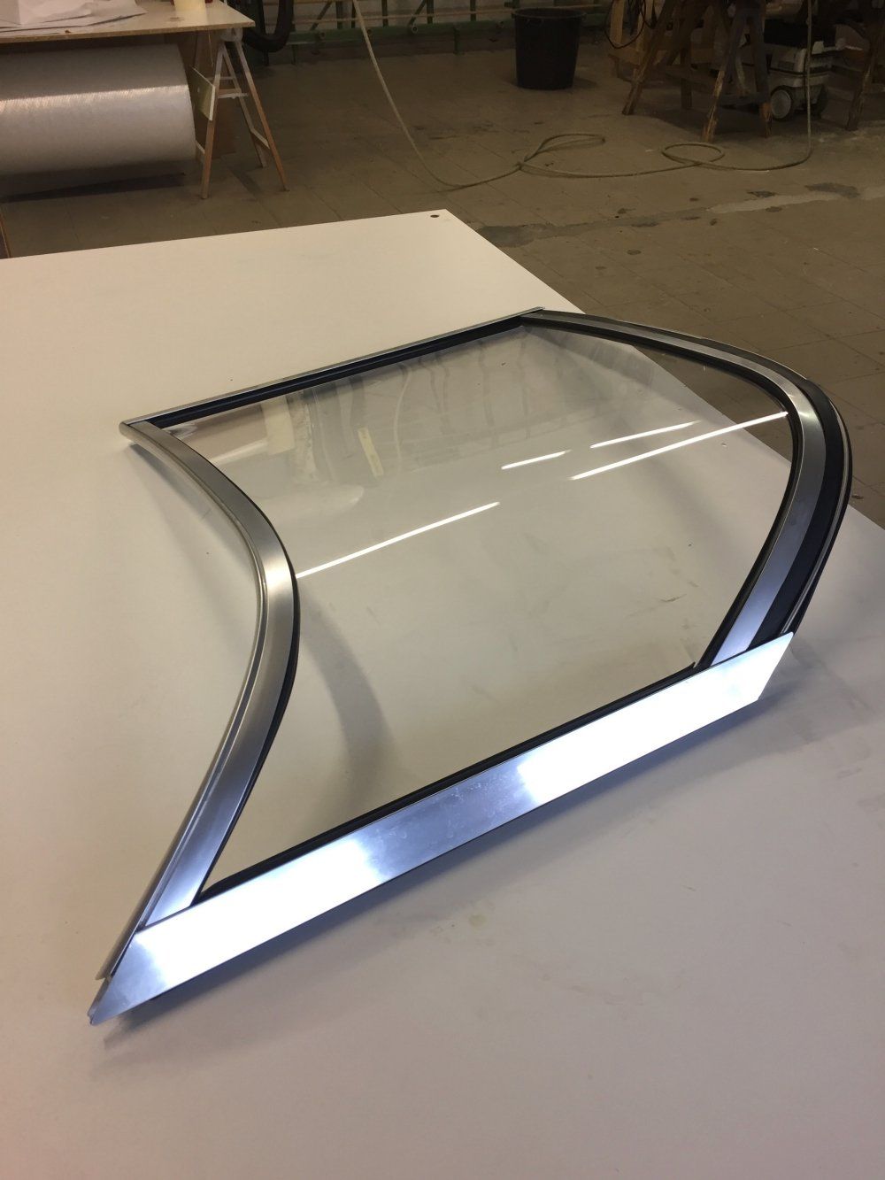 pare-brise bateau léman