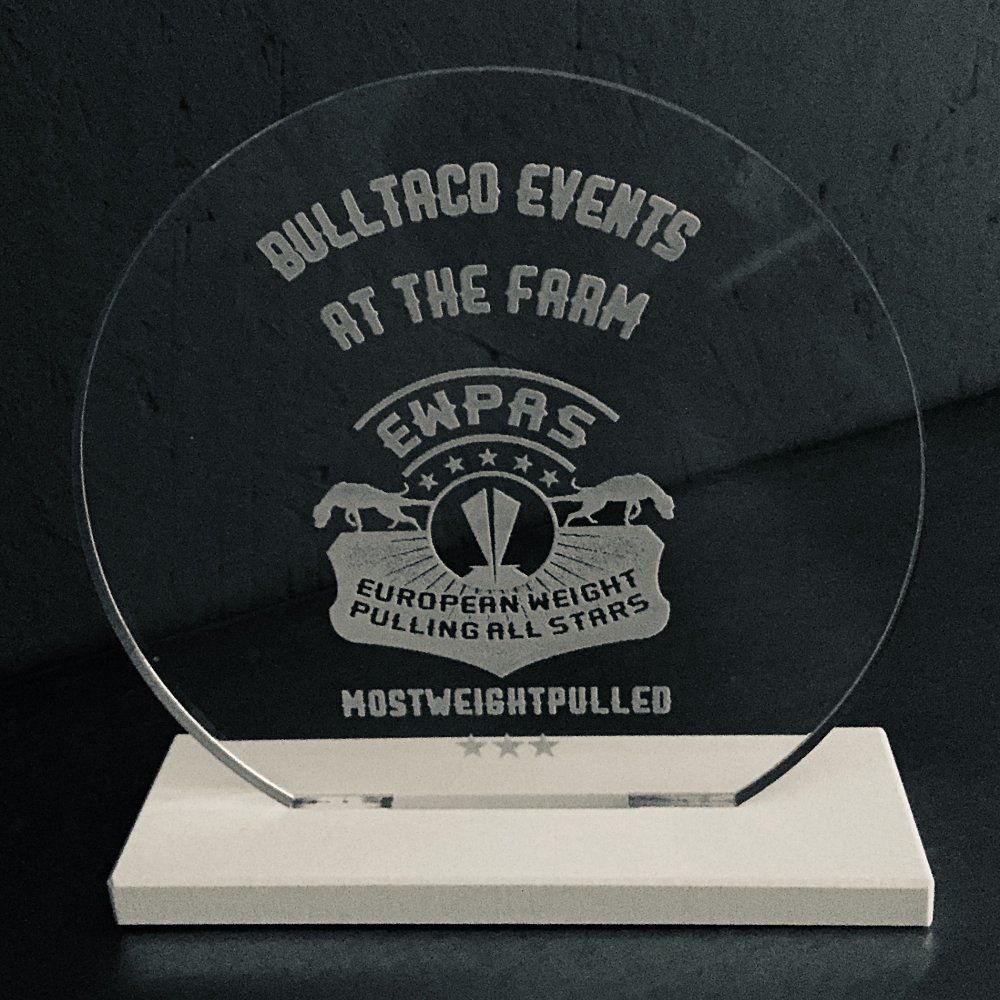 trophée gravé weightpulling