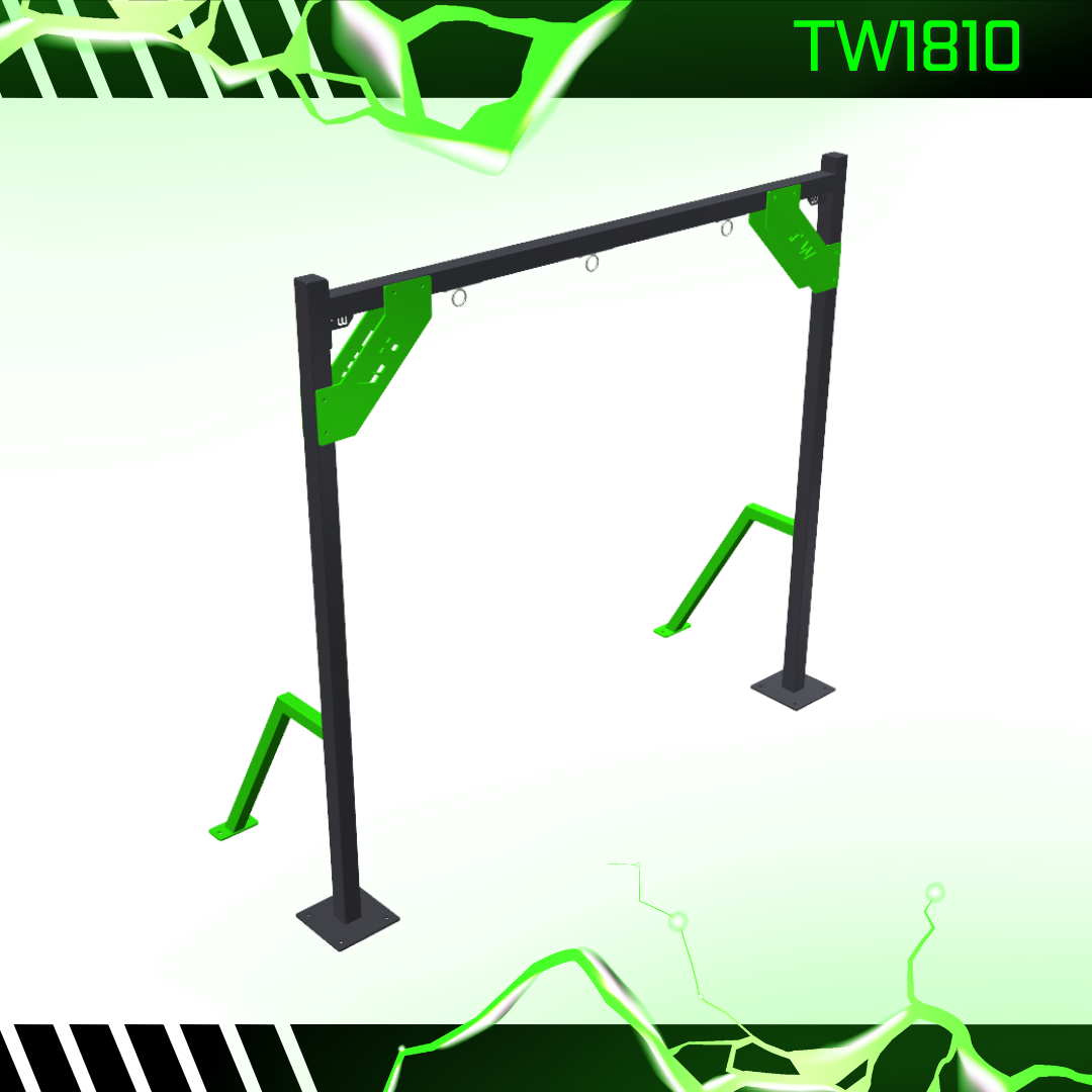 estructura pórtico de 3 metros para colgar saco de boxeo