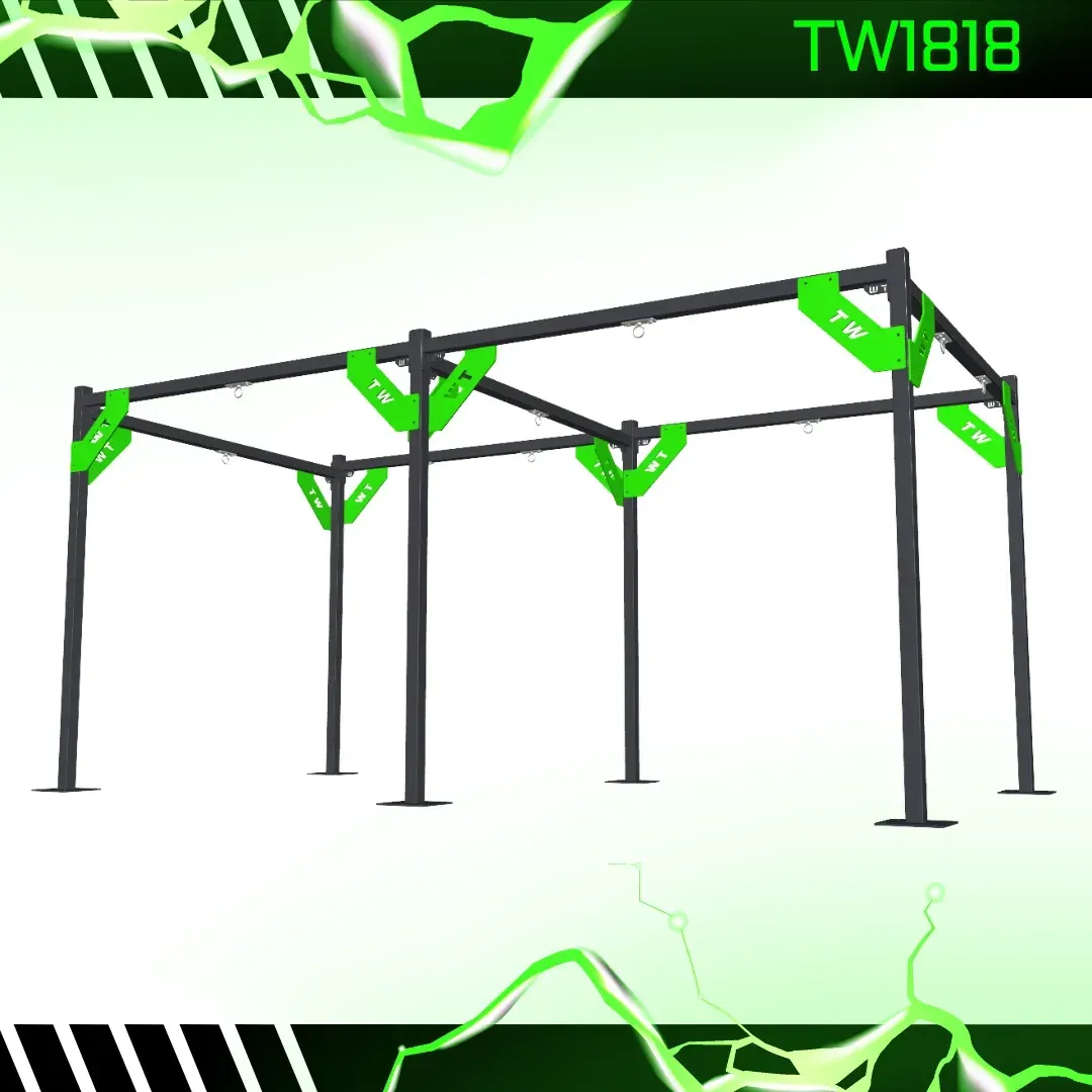 jaula independiente de 6x3 metros para soporte de saco de boxeo