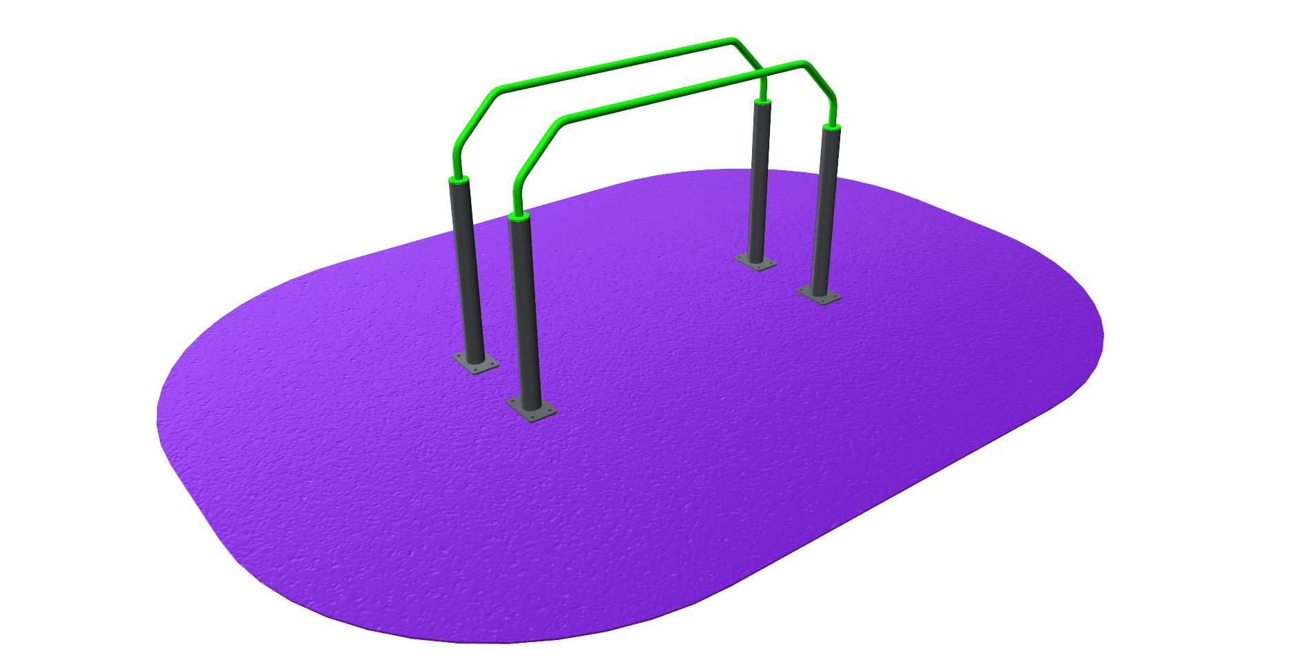 BARRAS PARALELAS CURVADAS