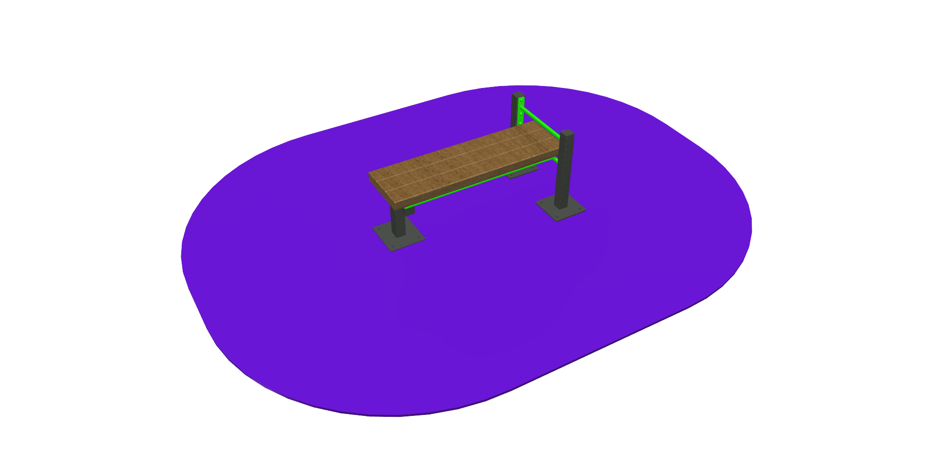 BANCO DE ABDOMINALES PLANO