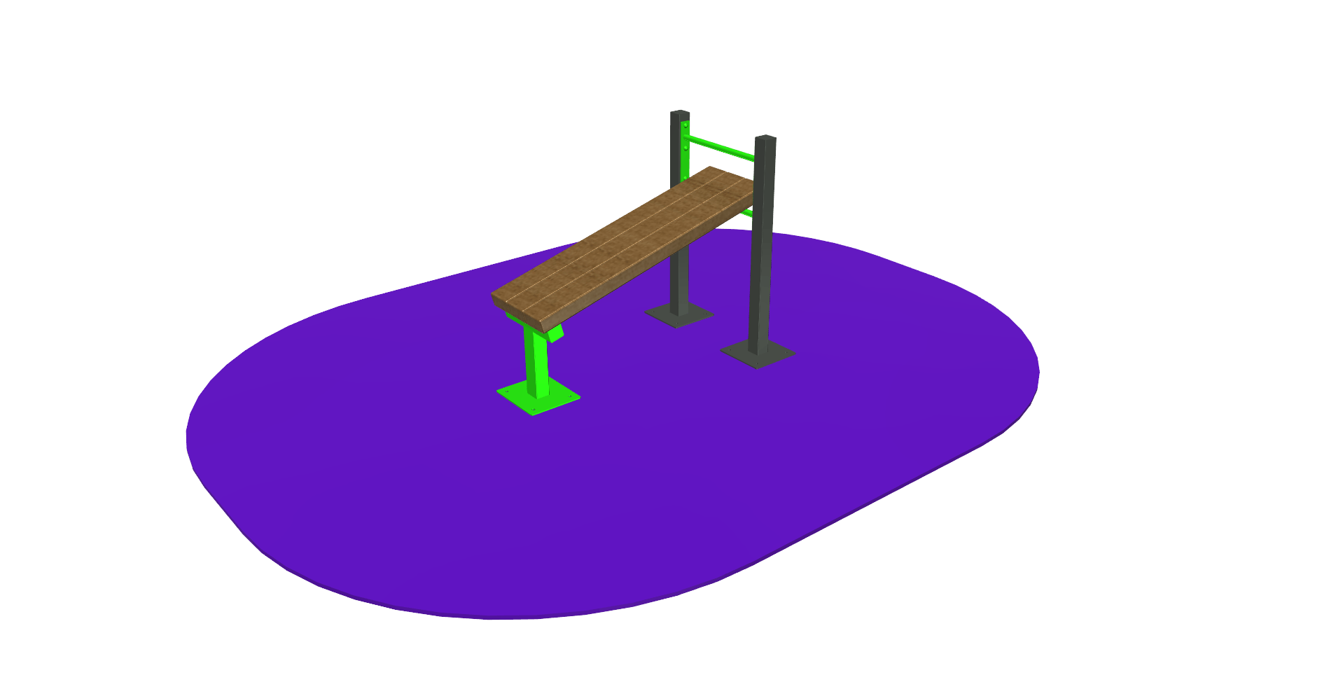 BANCO DE ABDOMINALES INCLINADO