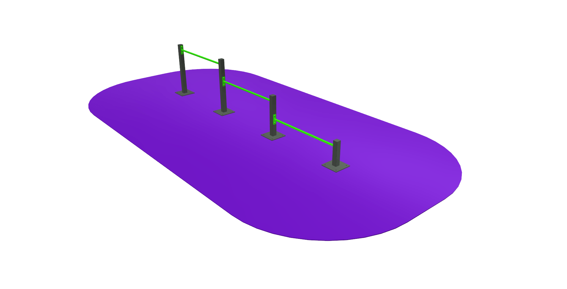 BARRA DE FLEXIONES TRIPLE