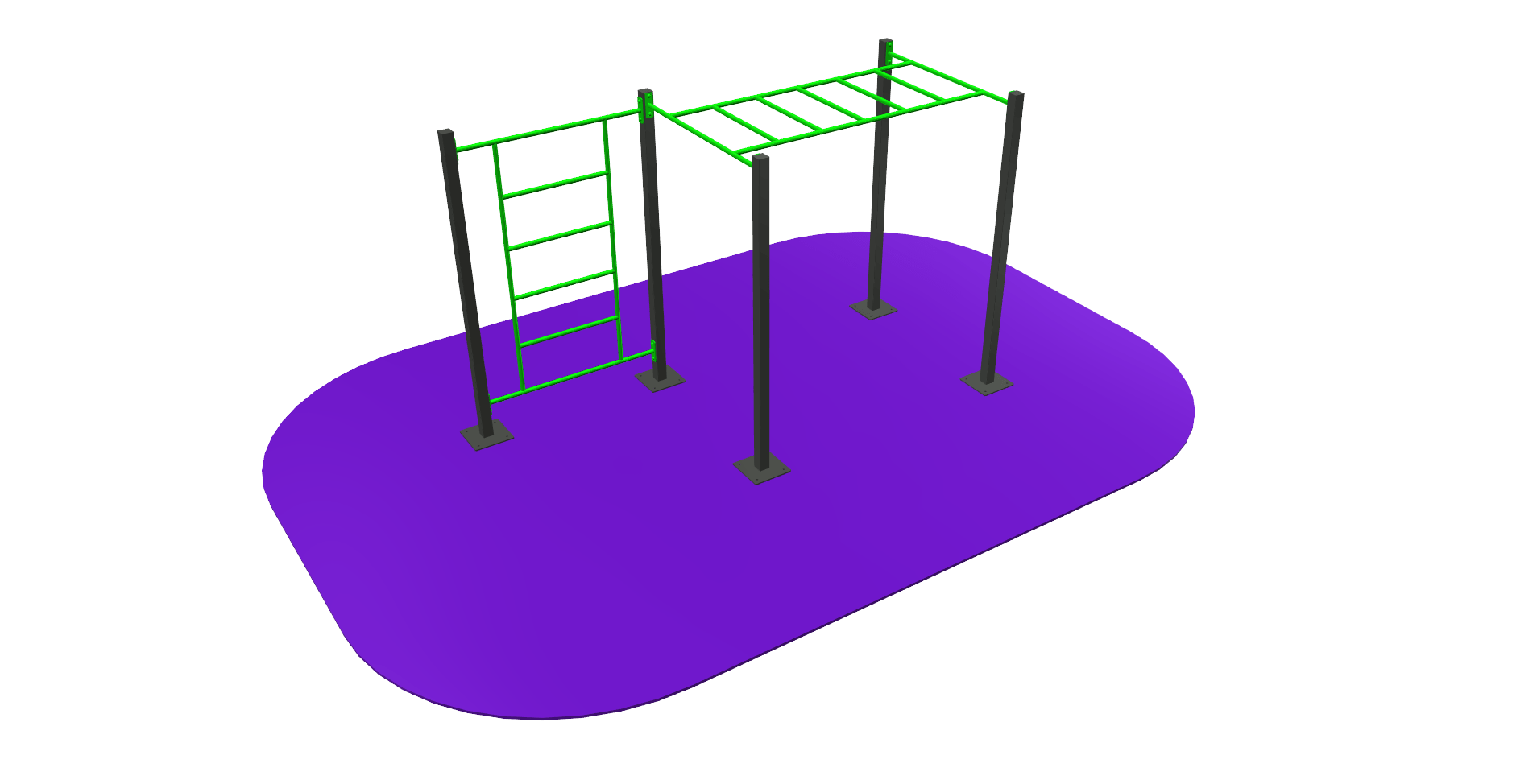 MONKEY BAR CON ESCALERA