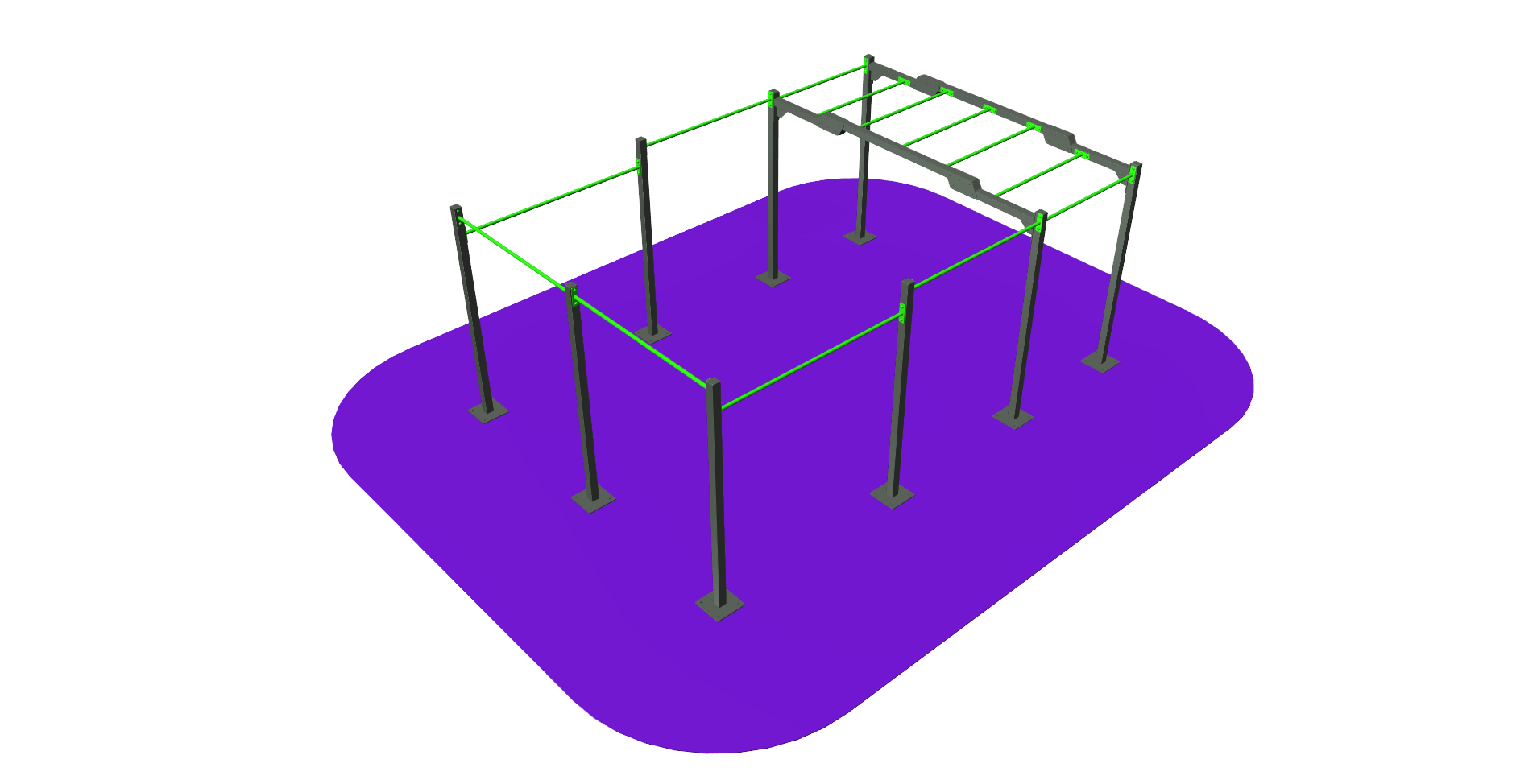CALISTHENICS PARK MONKEY BARS