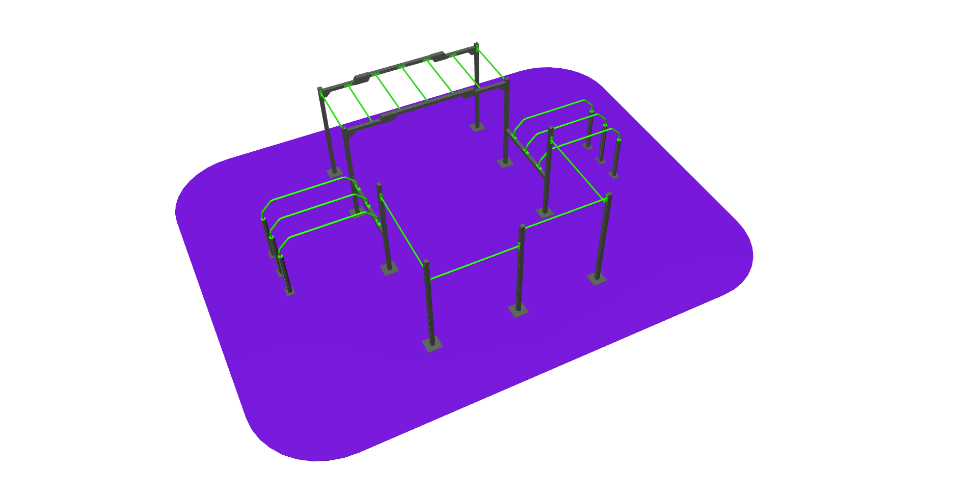CALISTHENICS PARK 3D DESIGN