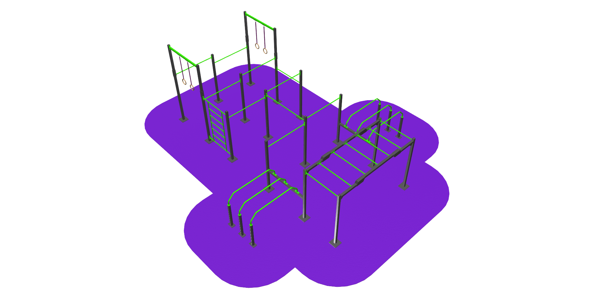 STREET WORKOUT PARK 3D DESIGN