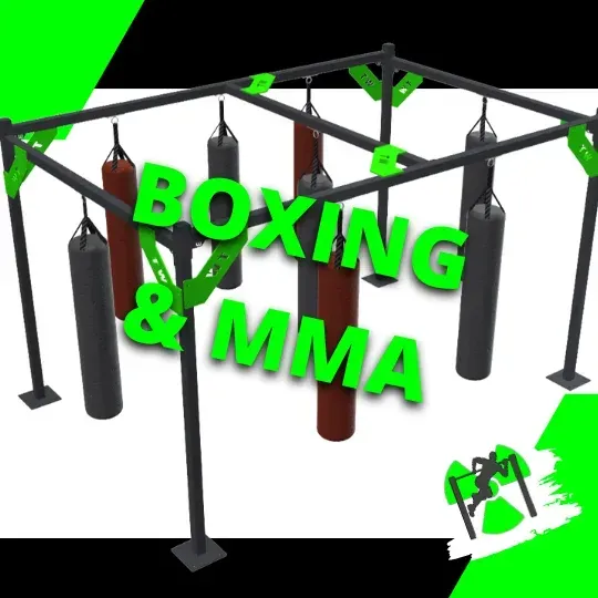 soportes para sacos de boxeo y artes marciales de toxic workout