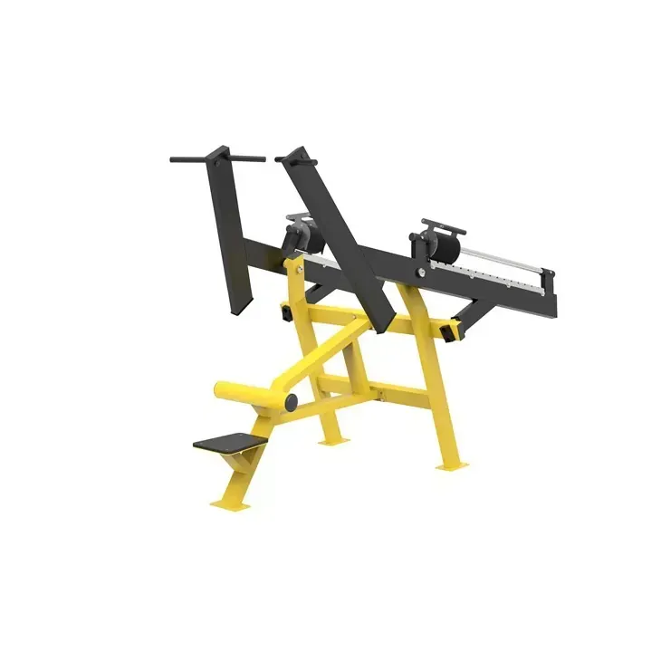 Outdoor lat pull-down machine