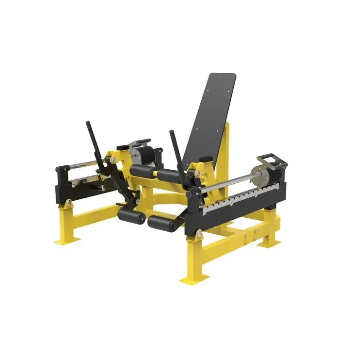 Outdoor leg extension fitness machine