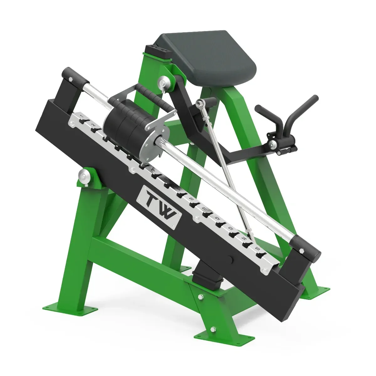 Machine de fitness d’extérieur pour le curl des biceps