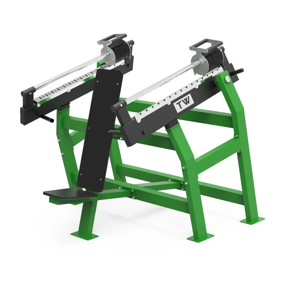 maquina de fitness exterior de press de hombro