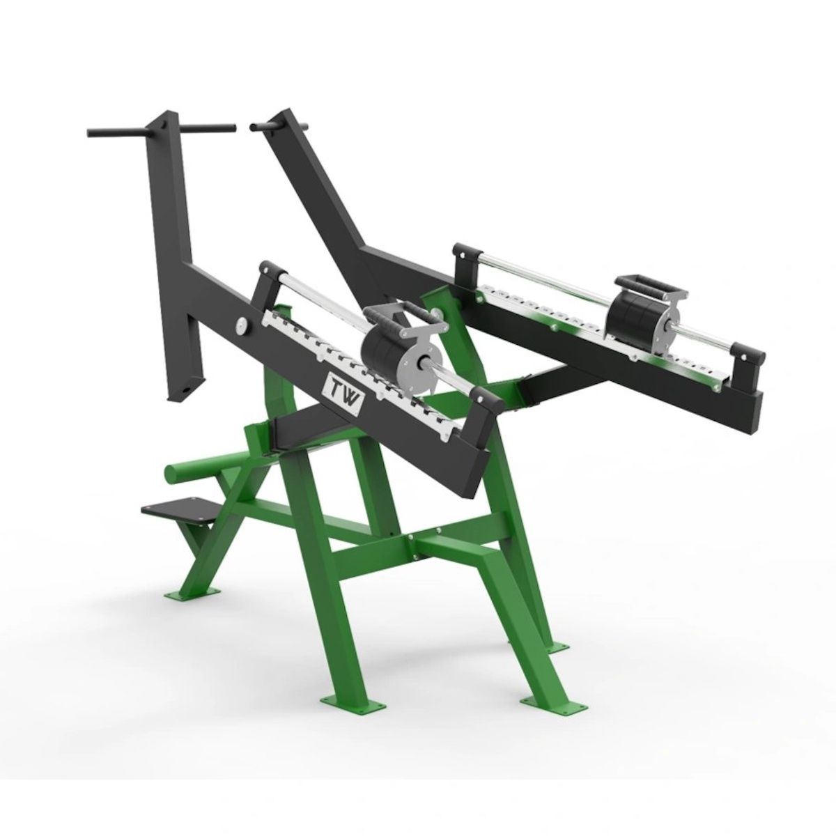 Outdoor lat pull-down machine