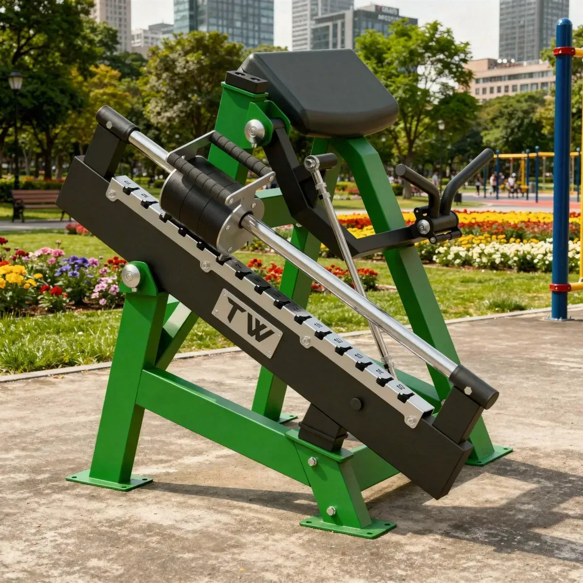 outdoor fitness equipment bicep training arms