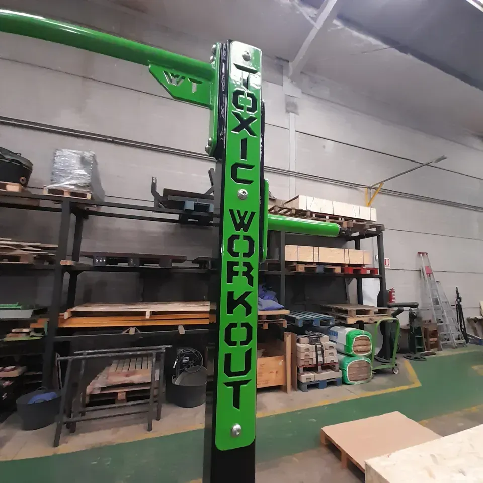 pilar de parque de calistenia