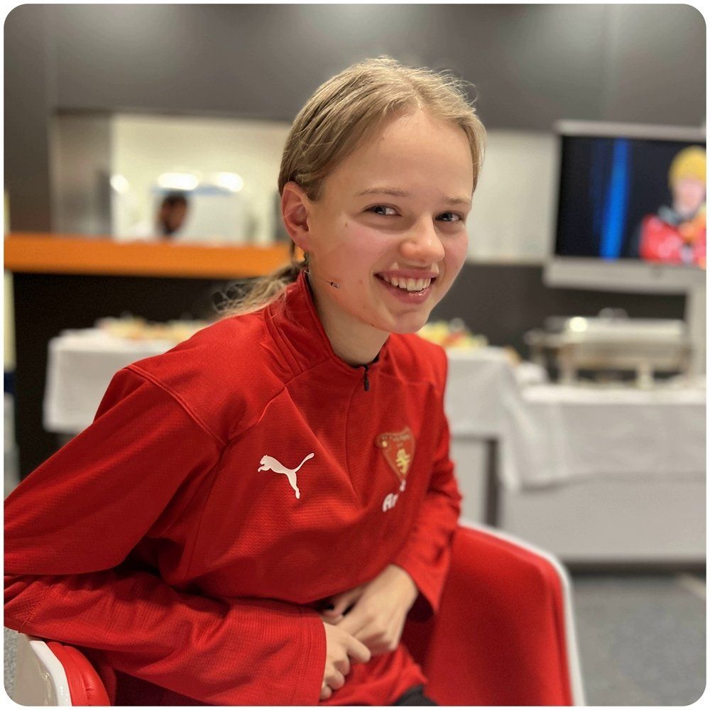 Amelie Auftritt im ZDF Sportstudio