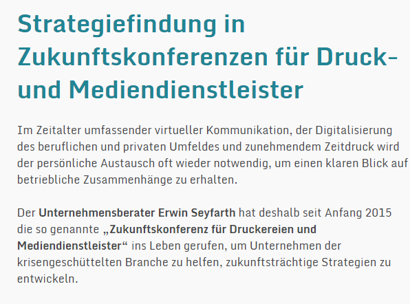 Strategiefindung in Zukunftskonferenzen