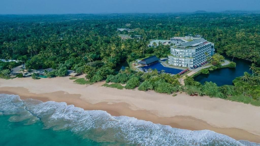 Sheraton Turtle Beach Kosgoda Blick von der Meerseite auf das Sheraton Turtle Beach und den Strand von Kosgoda
