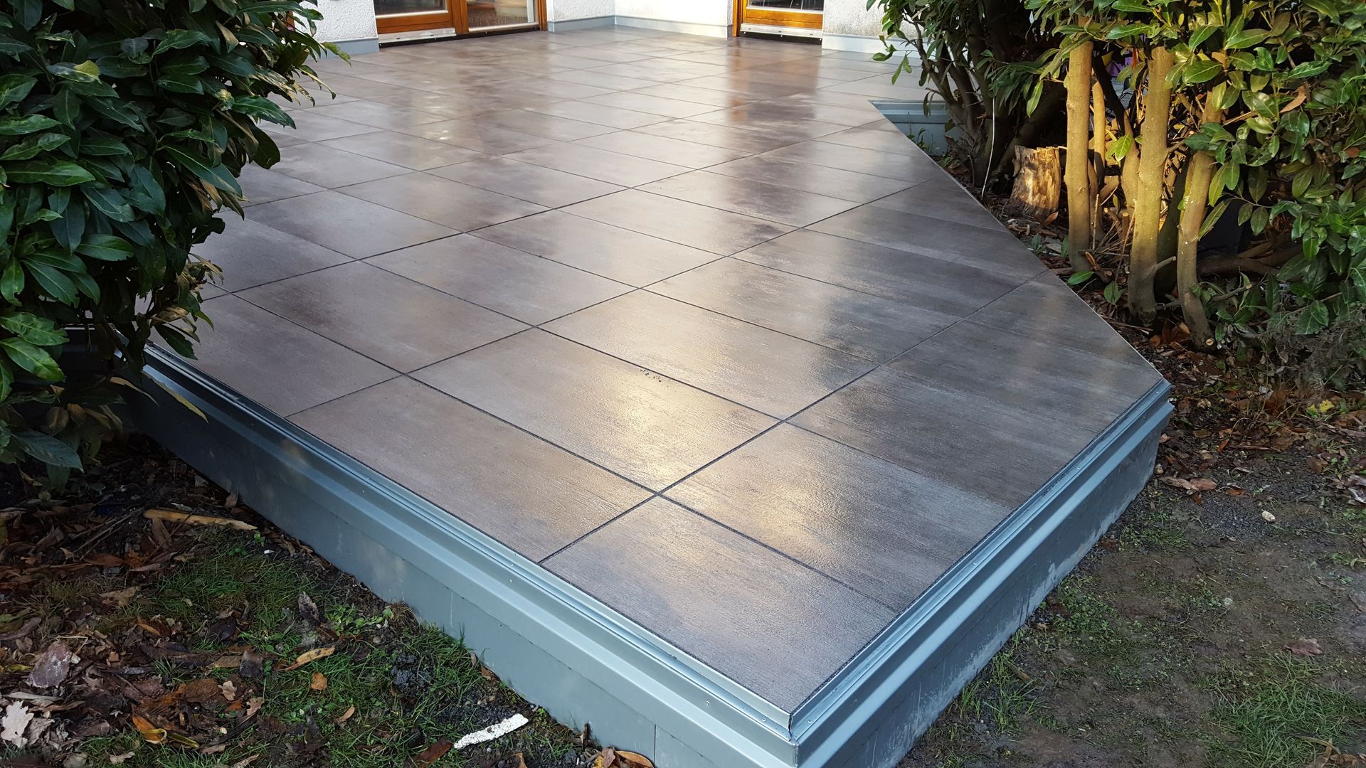 Feinsteinzeug Terrasse