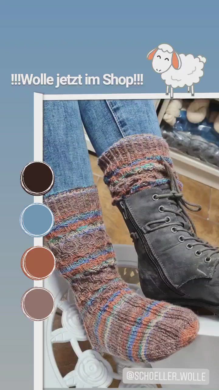 Austermann Step cornwall Austermann step cornwall, den Farben cornwalls nachempfunden für farbenfrohe und robuste Socken.