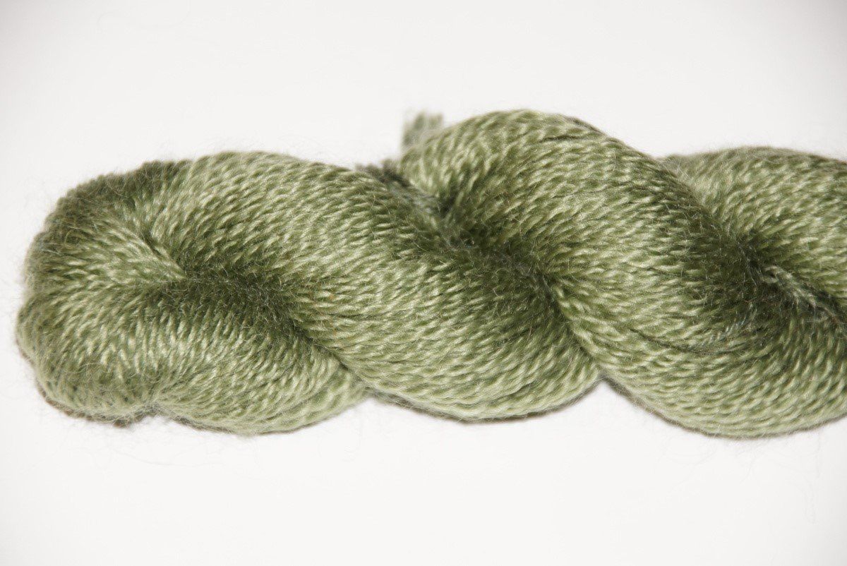 2 fädiges hellgrünes Mohair by canard