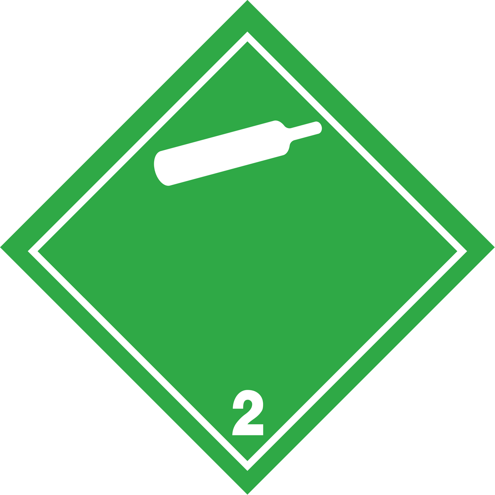 ETICHETTA ADR GAS MODELLO 2.2 BIANCA