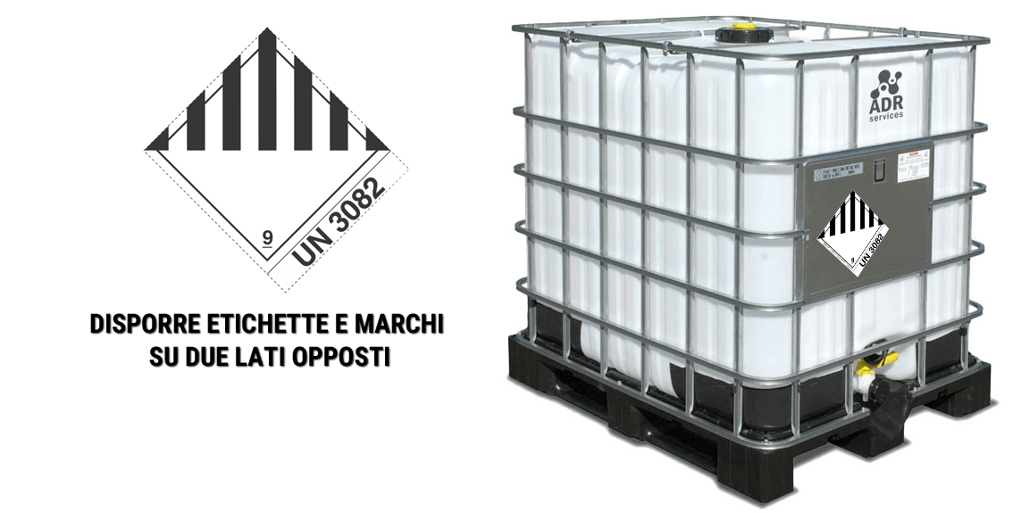 ETICHETTE ADR SU IBC ETICHETTATURA ADR IBC