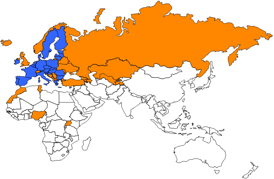 Paesi contraenti l’Accordo ADR