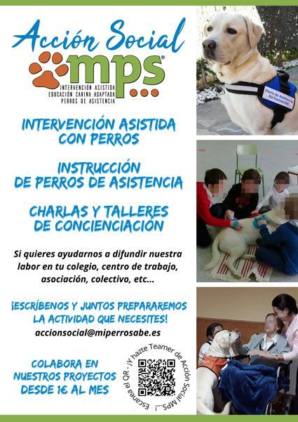 Mi Perro Sabe, Acción Social. Perros de Asistencia, Intervención Asistida con Perros