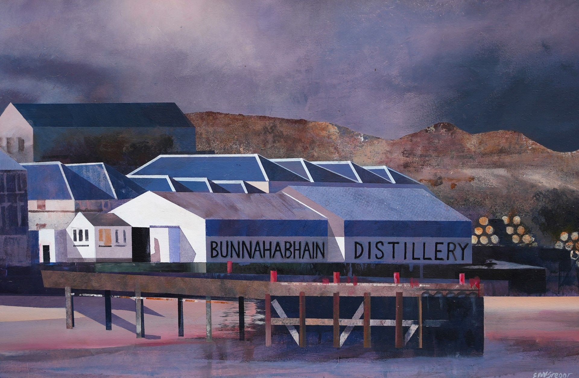 Bunnahabhain Distillery
Acrylic on Board
Euan McGregor PAI