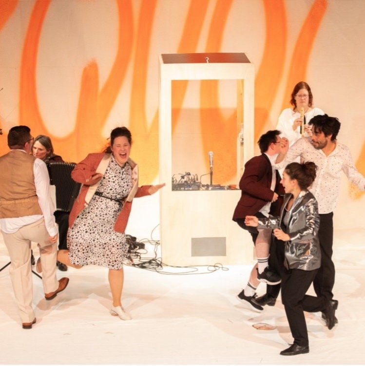 Skizziertes Bild vom Tanztheater