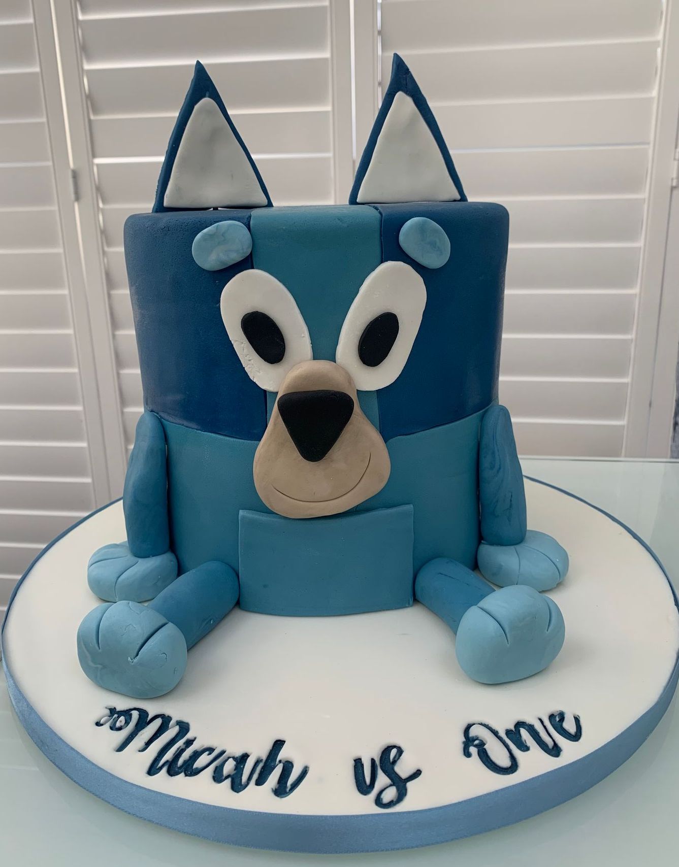 Bluey 1st Birthday Cake