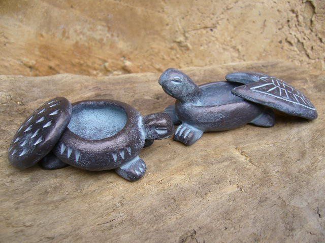 Tortues terre Patine Bronze