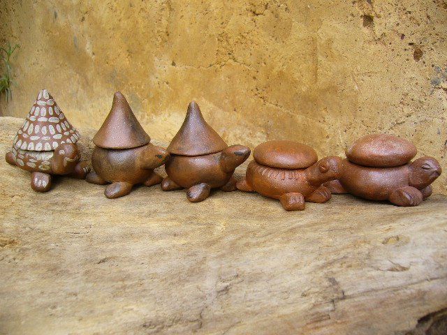 Tortues Terres Enfumées, Oxydes et Cires