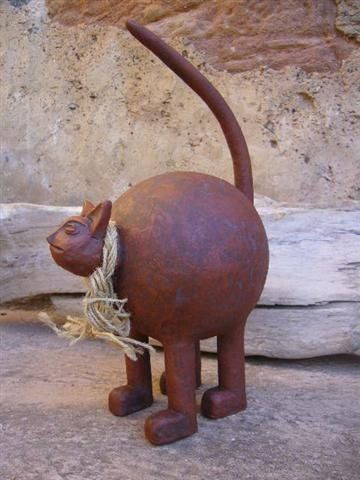 Chat Terre Patine Fe
