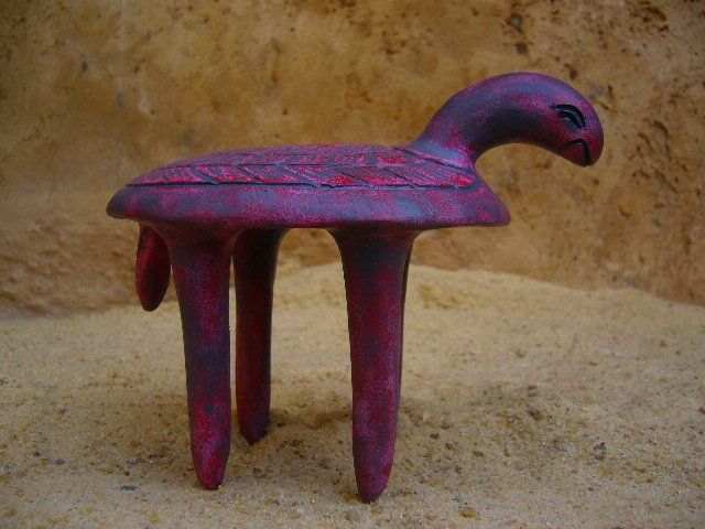 Tortue grès patine rose