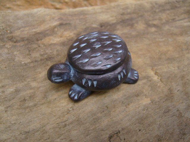 Tortue terre Patine Bronze