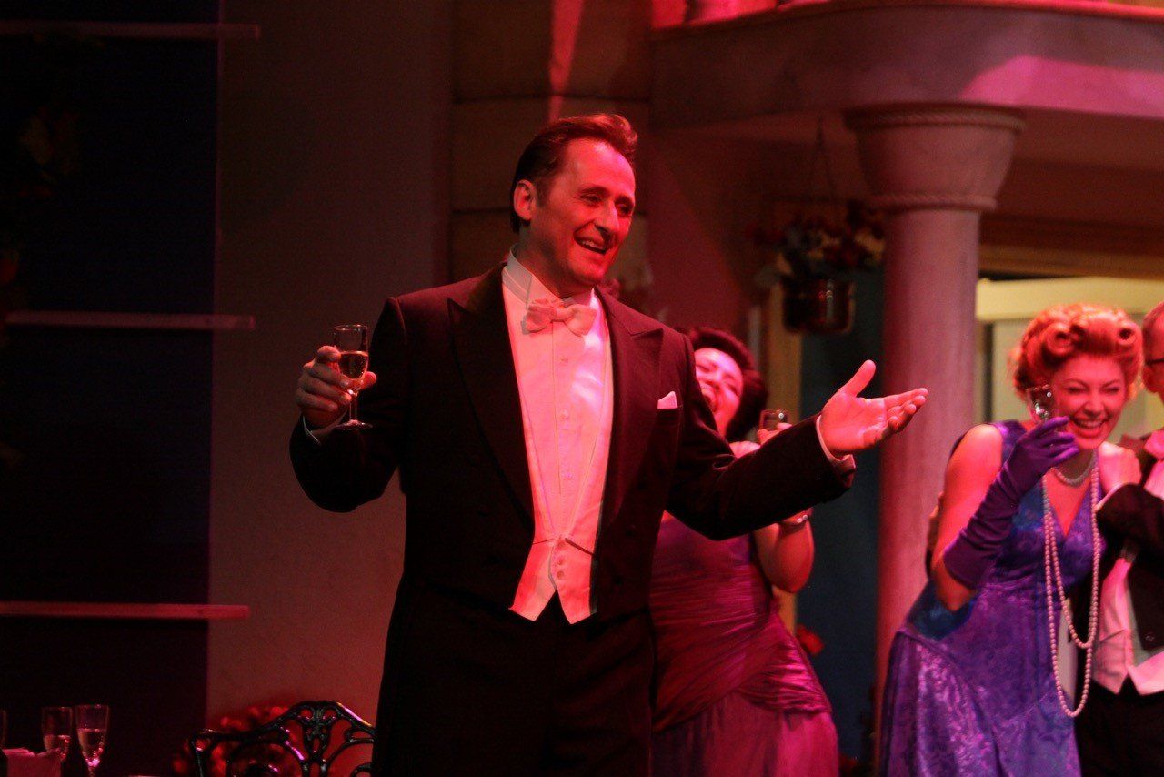 Bernhard Hirtreiter auf der Bühne: Szenen aus